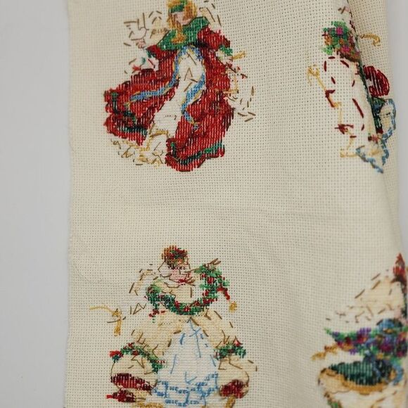 Set of 6 Mystical Angels completed cross stitch - Picture 11 of 12